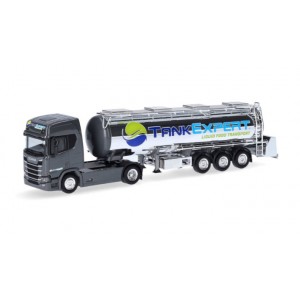 316514 Herpa Тягач с полуприцепом-цистерной для пищевых продуктов Scania CR20 HD масштаб 1/87 H0