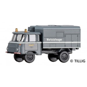 502377 Tillig Автомобиль Robur "Werkstattwagen DR" масштаб 1/120 ТТ