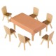 180442 (HO) Faller Столы и стулья (4 стола, 24 стула)