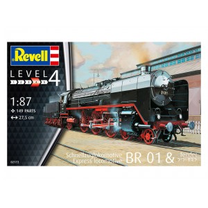 02172 Revell Набор для сборки паровоза BR01 масштаб 1/87 HO