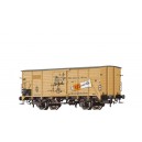 49753 Brawa Двухосный грузовой вагон "REI" DB III Эпоха масштаб 1/87 H0 купить