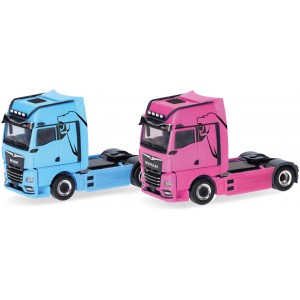 319195 Herpa Набор тягачей MAN "Woman & MAN" 2 шт. масштаб 1/87 H0