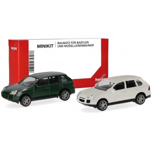 012836-002 Herpa Набор для сборки 2х автомобилей Porsche Cayenne Turbo масштаб 1/87 H0