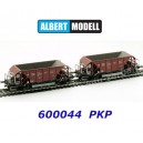 975009 Albert Modell Набор вагонов-хопперов PKP IV Эпоха 2 шт. масштаб 1/87 купить